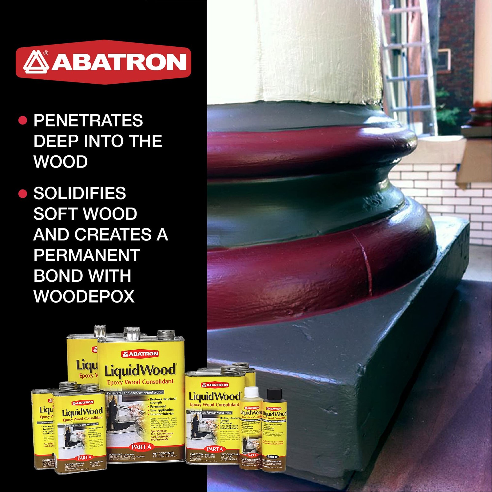 LiquidWood Epoxy Wood Consolidant