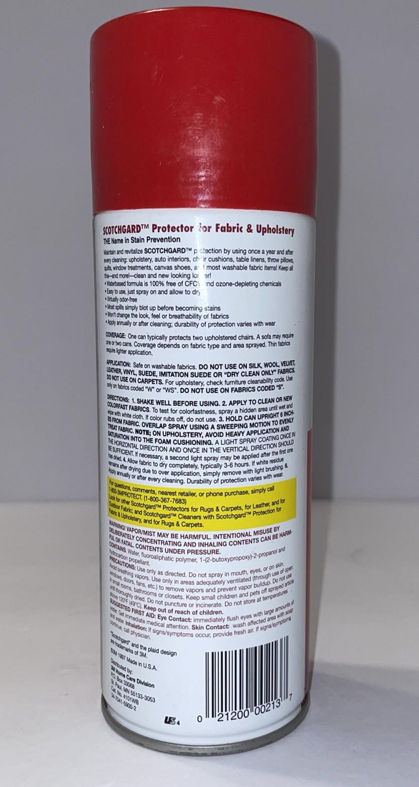 Scotchgard 3M FABRIC PROTECTOR Scotchguard 14 oz Vintage 1997 Old Formula NOS