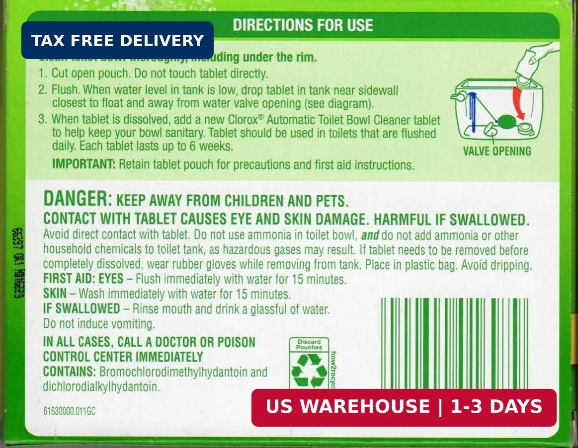 Clorox Automatic Toilet Bowl Cleaner Tablets (2-Pack)