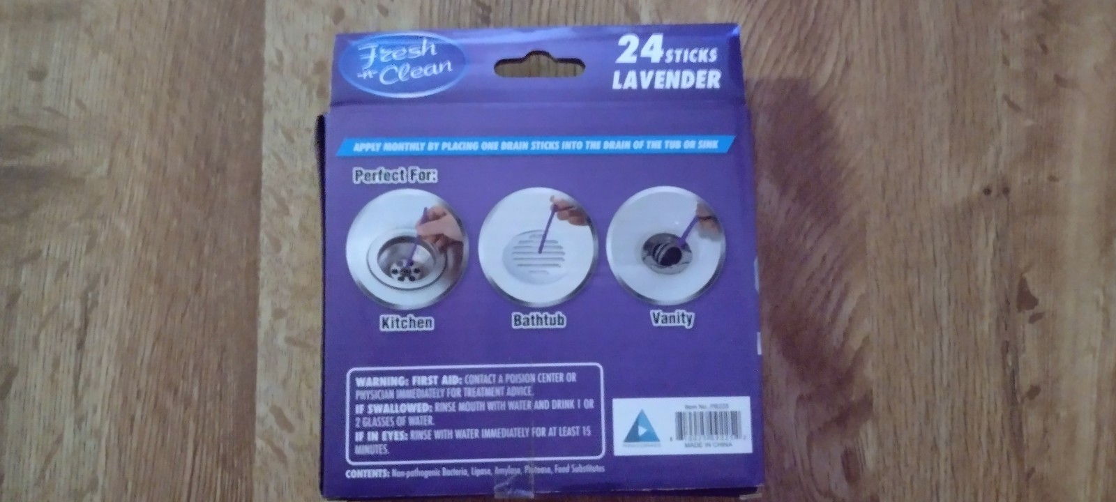 NEW Fresh -n- Clean Drain Sticks/2 Packages of 24 Lavender Scent