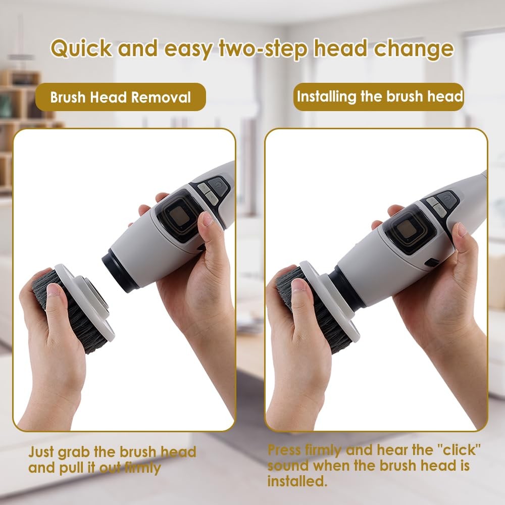 10 in 1 Electric Spin Scrubber, Bathroom Electric Cleaning Brush 10 Replaceme…