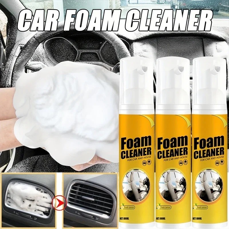 Multi Purpose Foam Cleaner for Deep Cleaning of Car Leather Seats and Interior