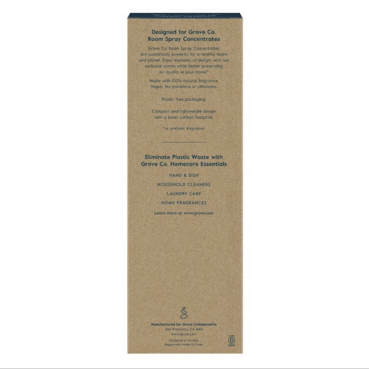 Grove Co Room Spray Bottle 8 fl oz Durable & Recyclable Glass