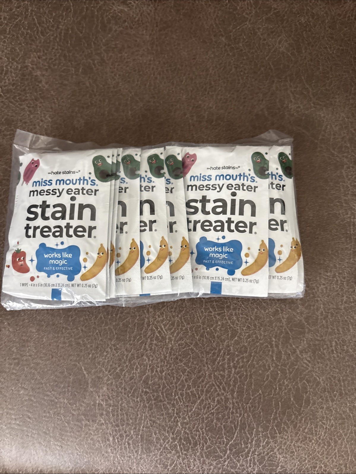 Miss Mouth’s Messy Eater Stain Treater Wipes – 10 Packs New
