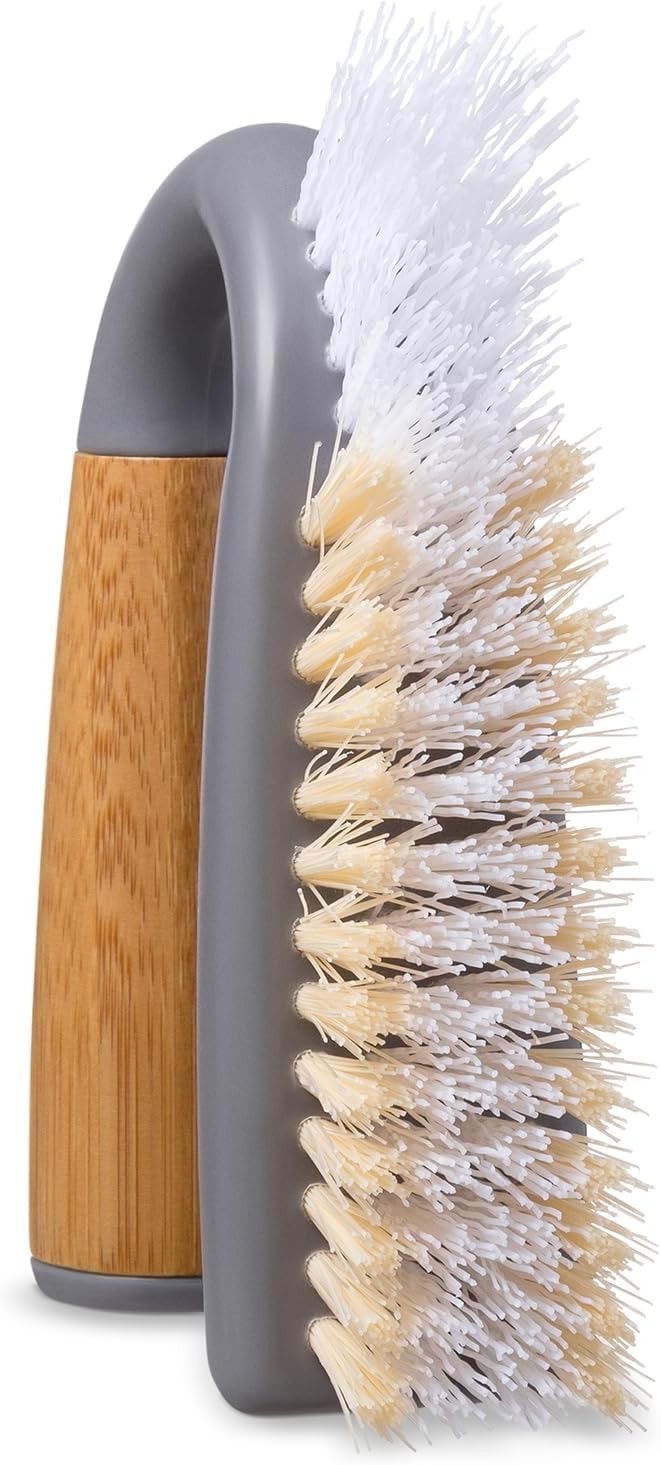 Grunge Buster Grout & Tile Brush – Recycled Materials, Tough & Durable Grey Tool