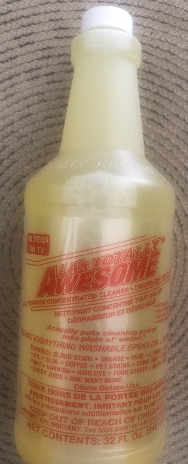 LA’s Totally Awesome /All-Purpose Concentrated Cleaner & Degreaser/ 32 Fl. Oz