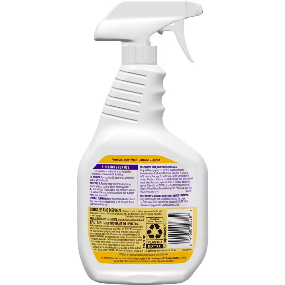 32 Oz. Lemon Fresh Multi-Surface Cleaner Spray (4-Pack)