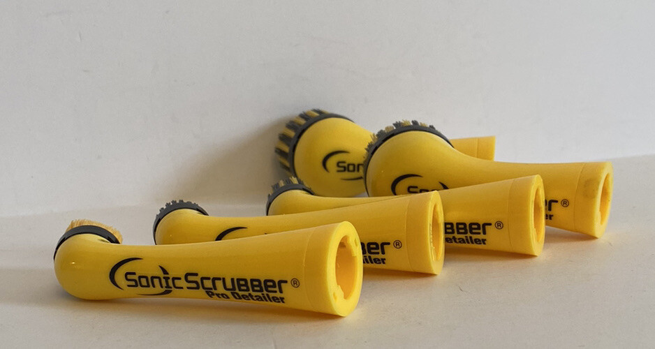 Sonic Scrubber Interchangeable Brush Heads Pro Detailer 5 As Seen On TV