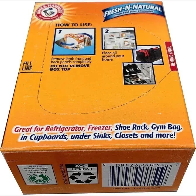 12 Arm & Hammer Baking Soda Fresh-N-Natural Household Odor Eliminator Each 12 oz