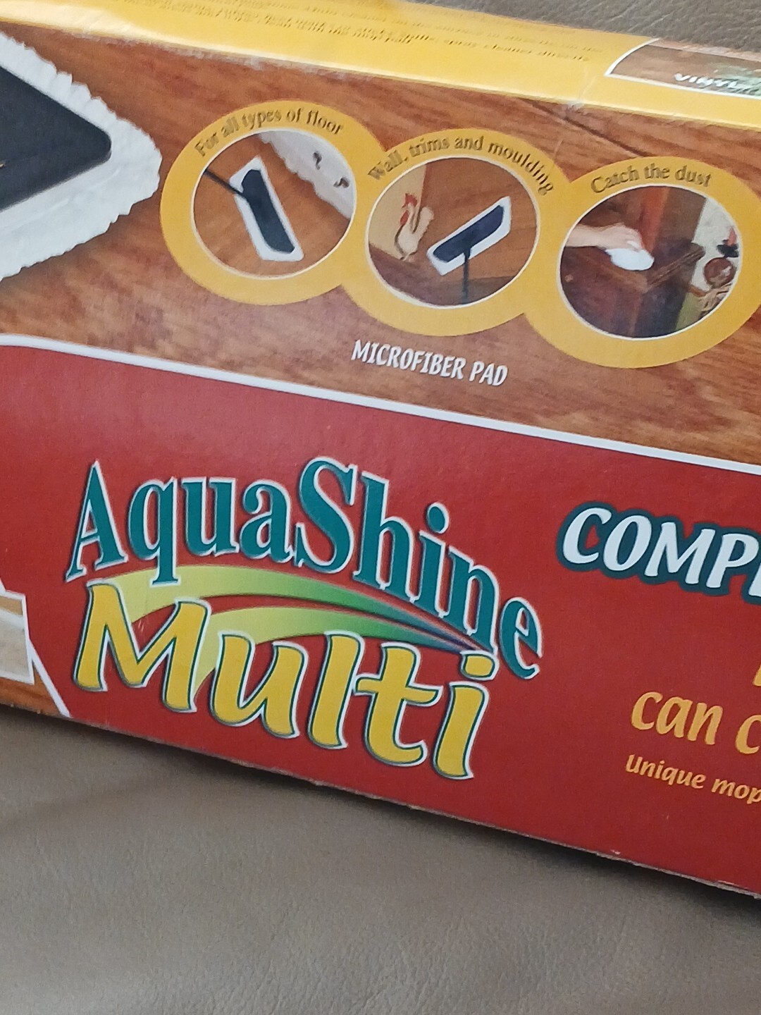 AquaShine Multi Complete Care System can clean any type of floors