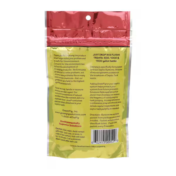 Septic Tank Treatment 1-Year Supply