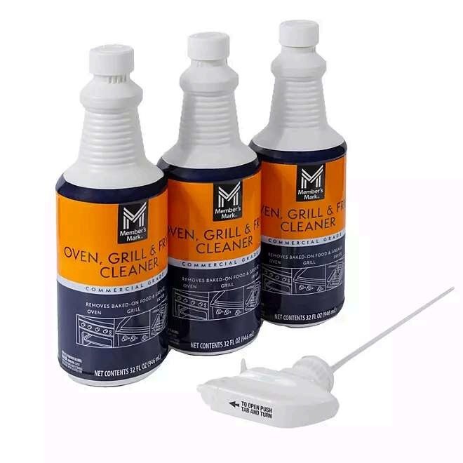 Member’s Mark Commercial Oven, Grill and Fryer Cleaner, 32 oz., Choose Count
