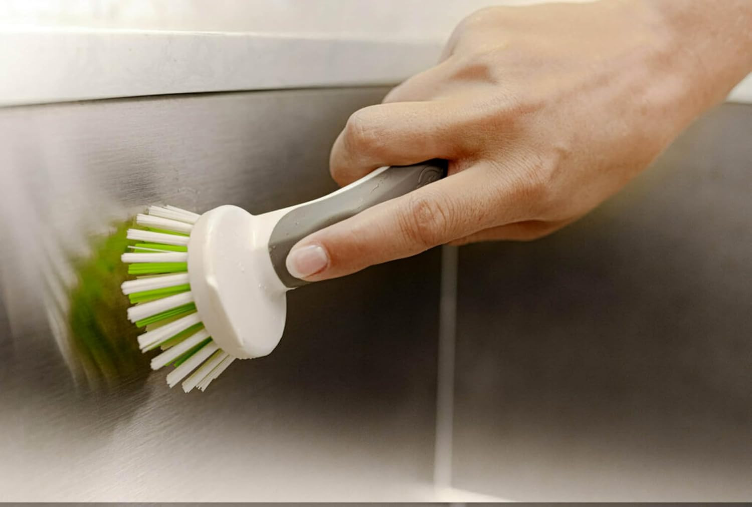 Scotch-Brite Little Handy Scrubber Brush, 6 Dish Brushes, Dish Brush with Long L