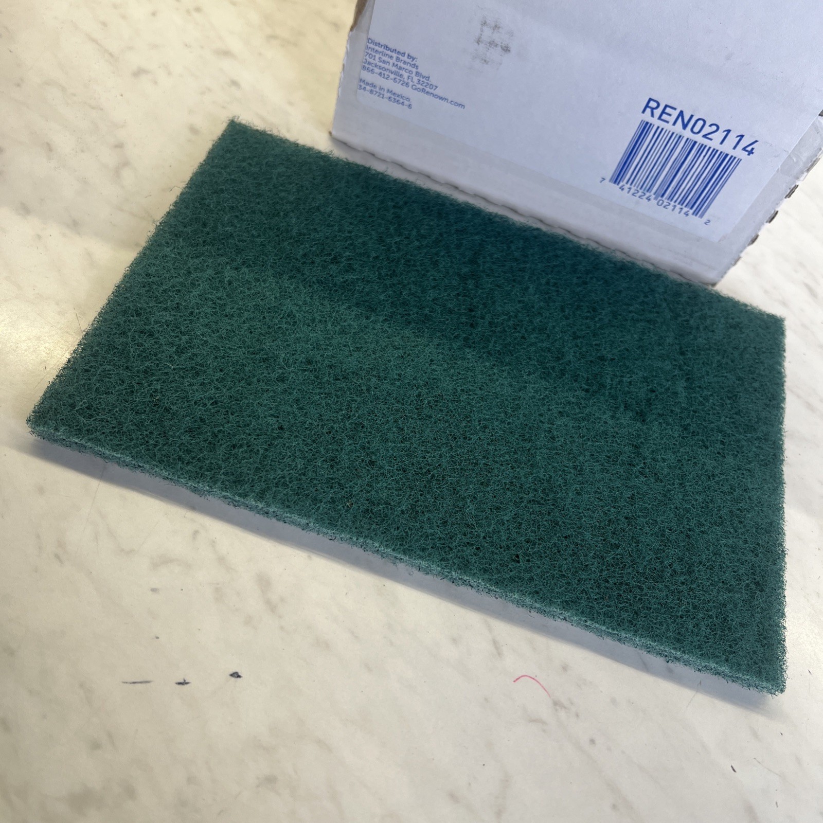 RENOWN Scouring Pads 20ct , Green, Medium Duty-REN02114 6”x9”
