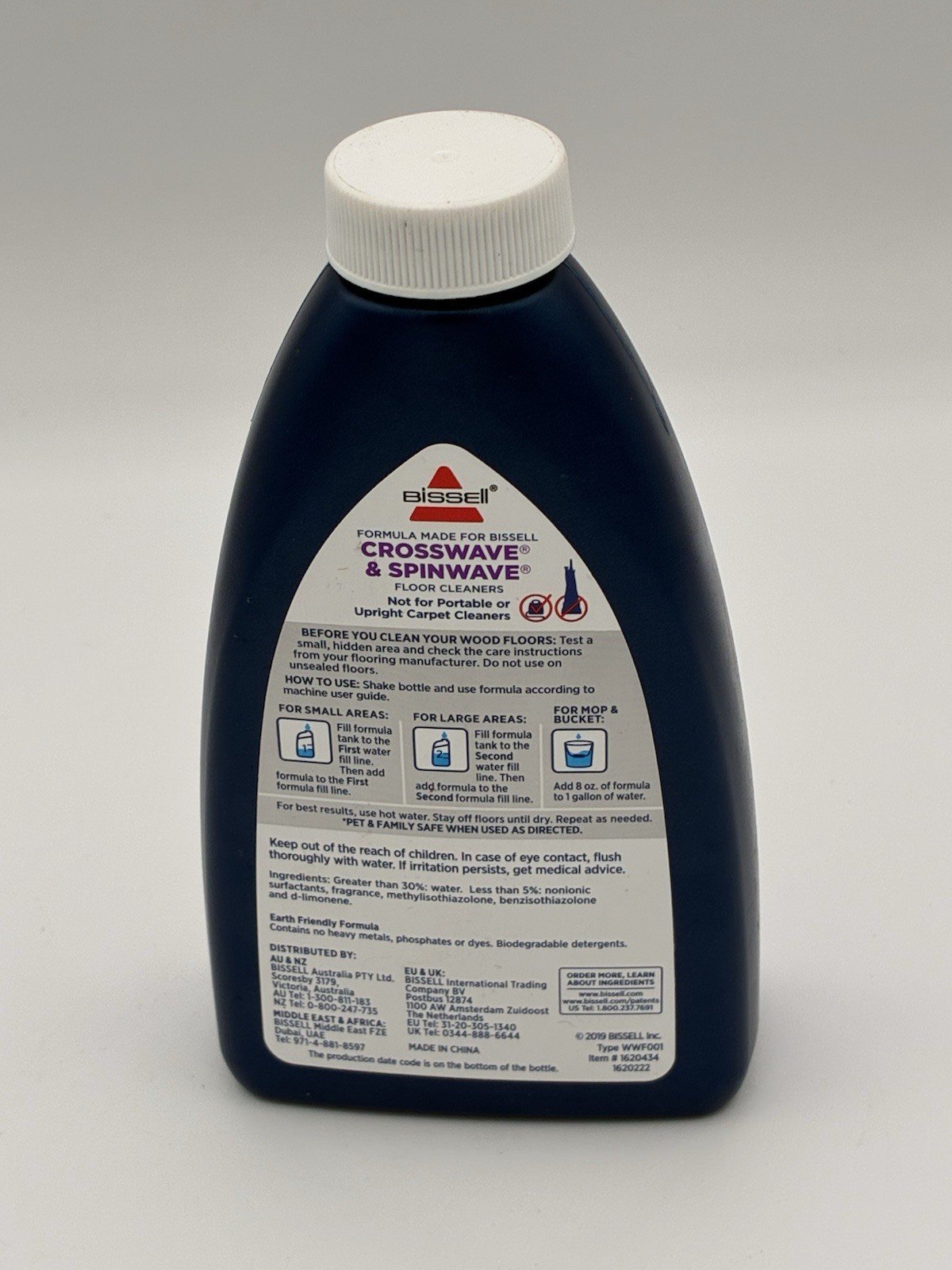 BISSELL Wood Floor Formula for CrossWave & SpinWave – 32oz bottle| 1929