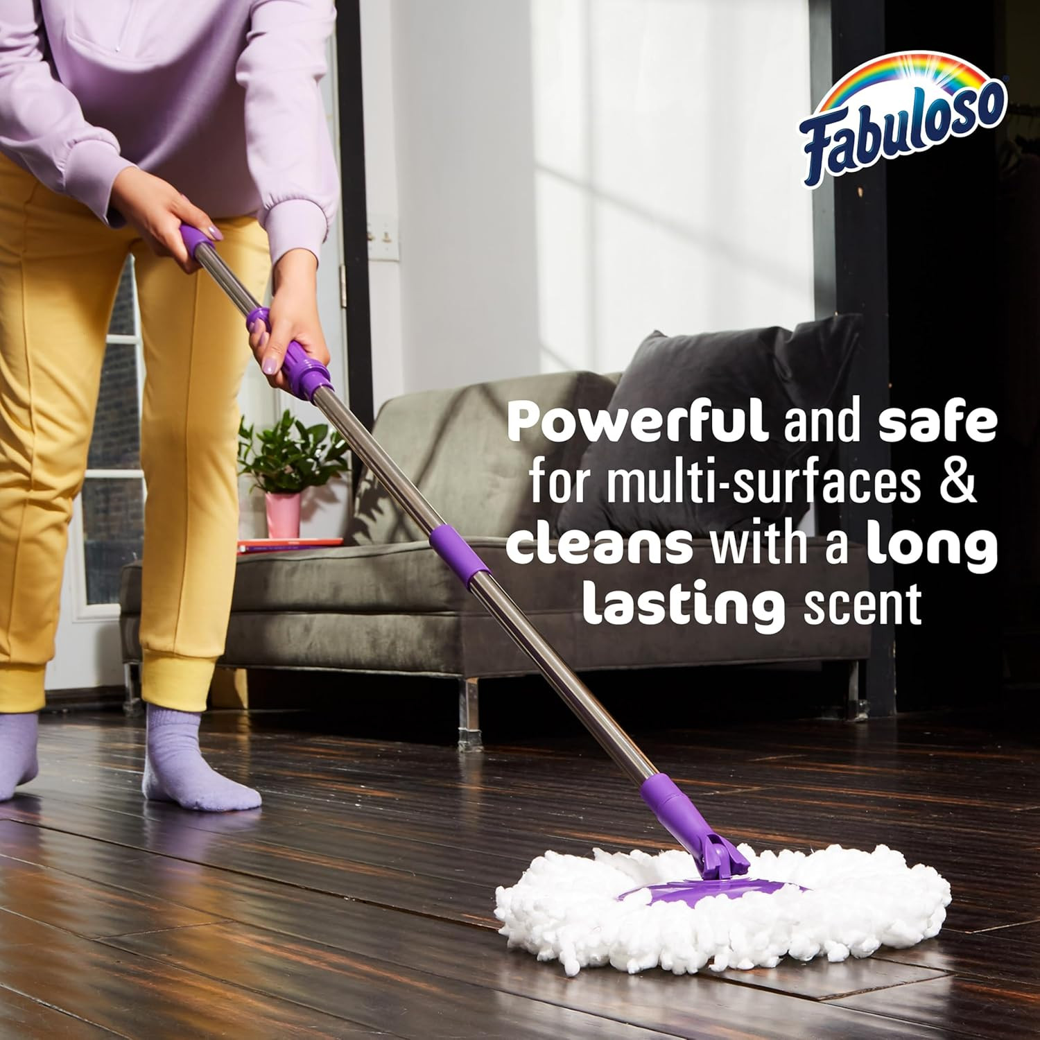 Multi-Purpose Cleaner & Floor Cleaner, 2X Concentrated, Lavender Scent, 56 fluid
