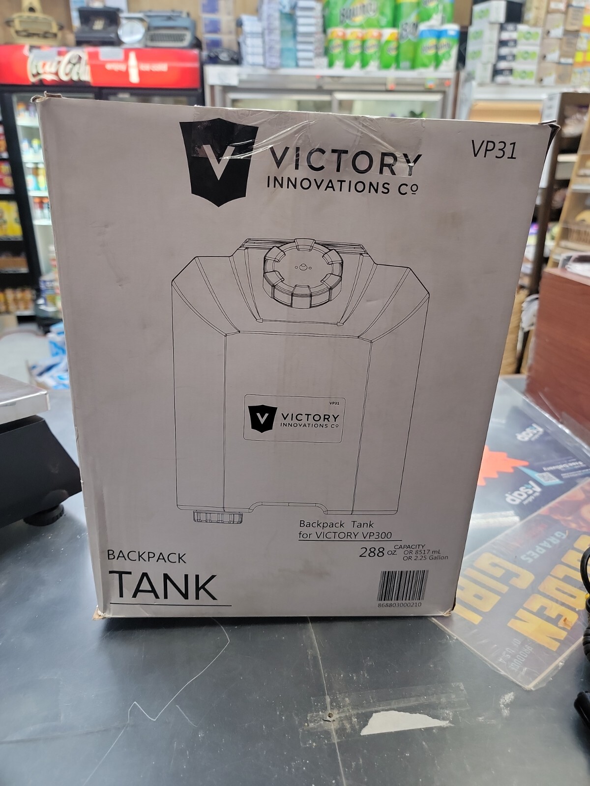 VICTORY ELECTROSTATIC SPRAYER VP300 VP31 REPLACEMENT TANK. Box shows wear.