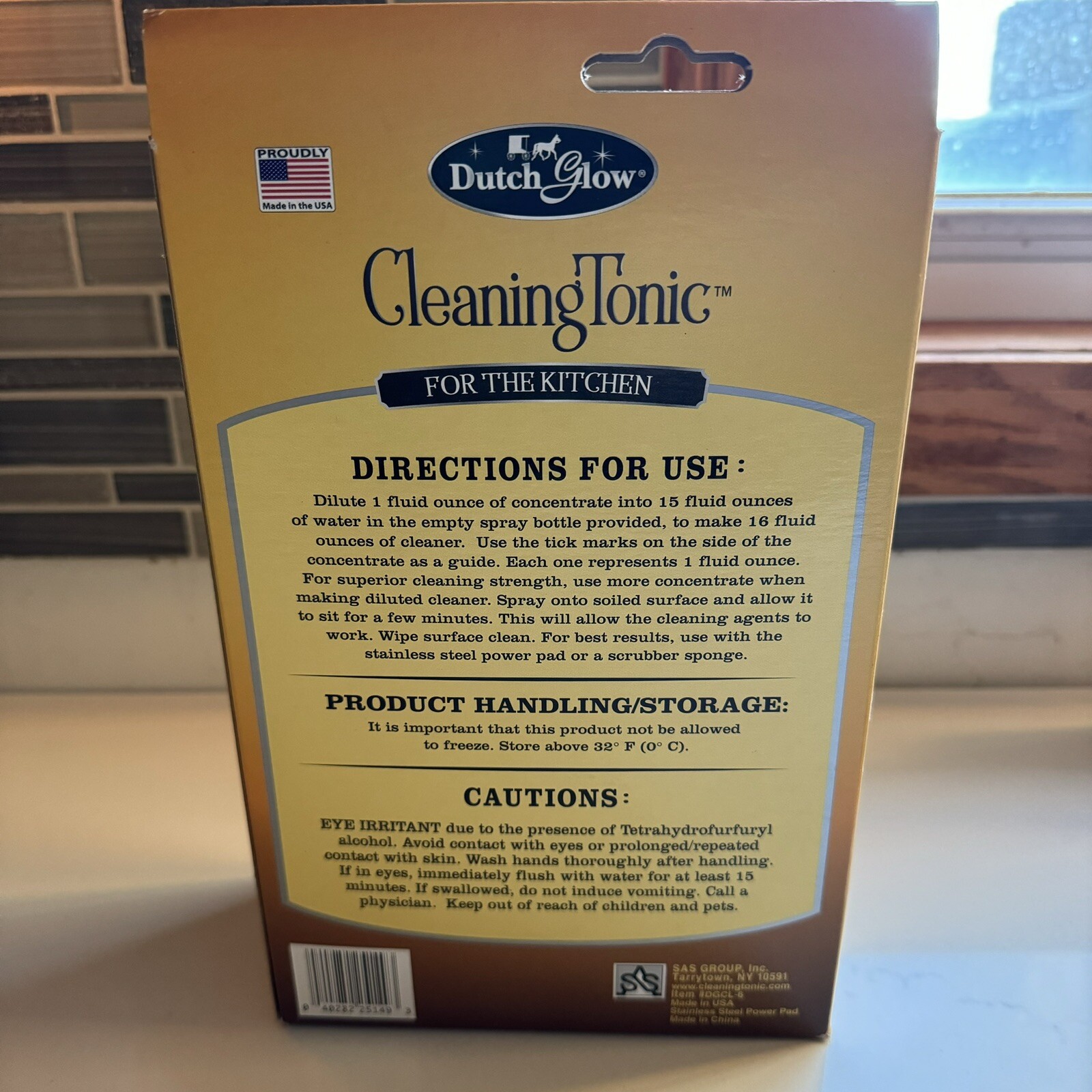 DUTCH GLOW Cleaning Tonic 8oz Concentrate Complete Box Kit NEW IN BOX Non Toxic