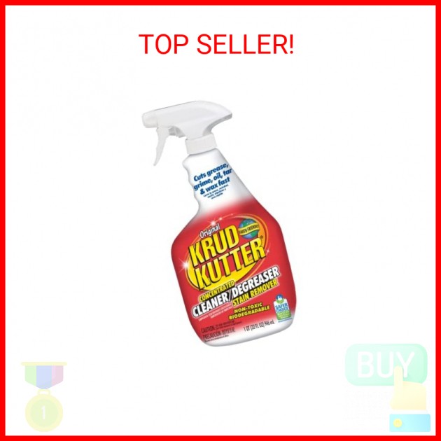 Krud Kutter KK326 Original Concentrated Cleaner/Degreaser Stain Remover Spray, 3