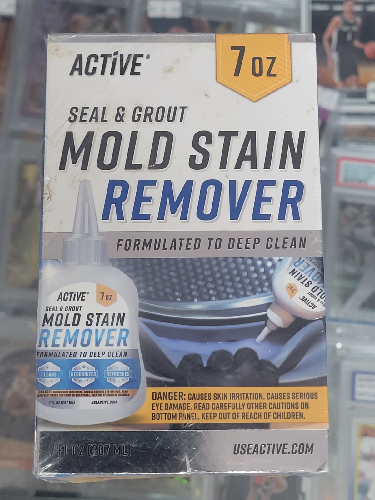 Sealed New Active Mold Stain Remover Seal Grout Deep Clean 7oz