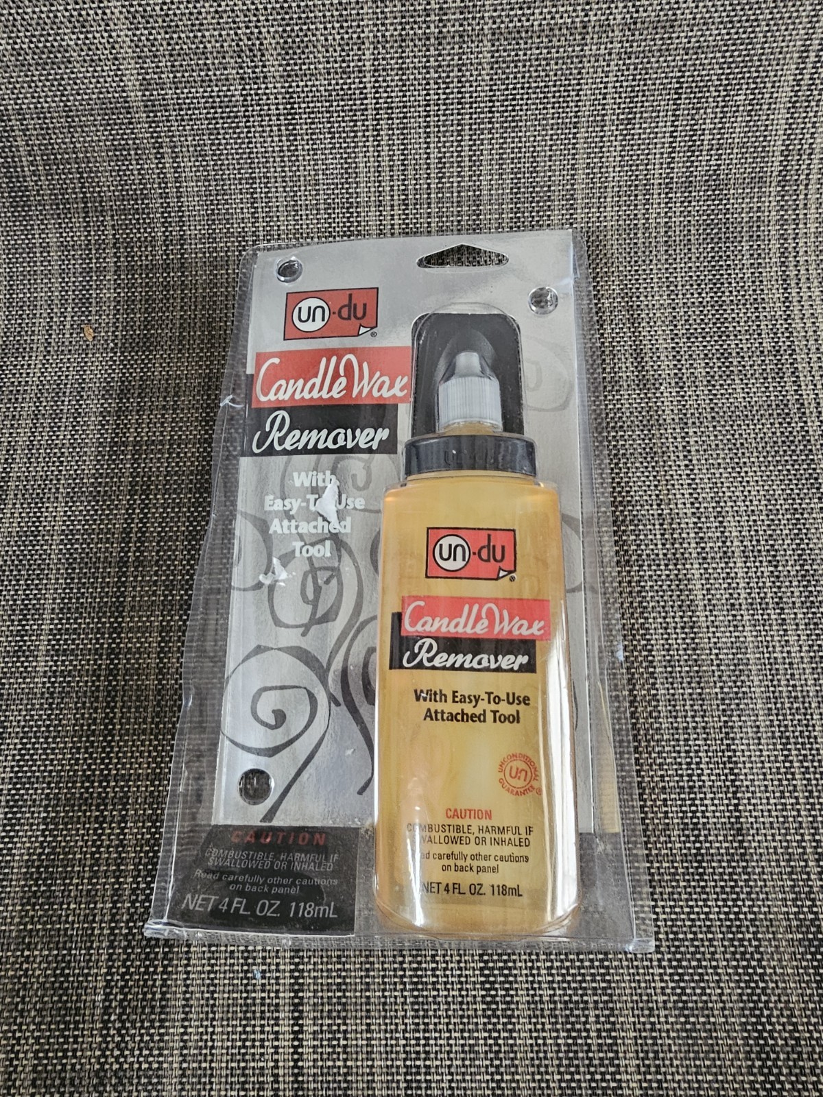 Un-Du Candle Wax Remover With easy to use attached Tool