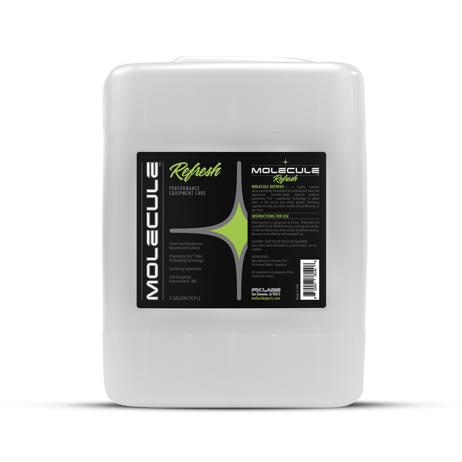 Molecule Refresh (5Gal) – Sports Deodorizer MLRE051