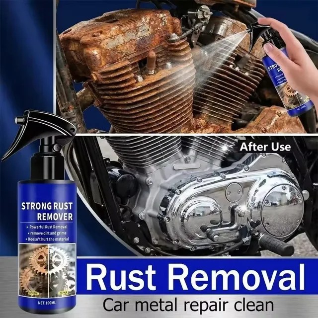 Automotive Rust Remover Spray, Car Wheel Paint Brake Dust Fast Cleaner 100ML US