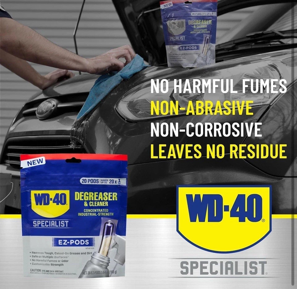 WD-40 Degreaser Cleaner EZ PODS Multi Surface Cleaning 6 PACKS x 5 = 30 TOTAL
