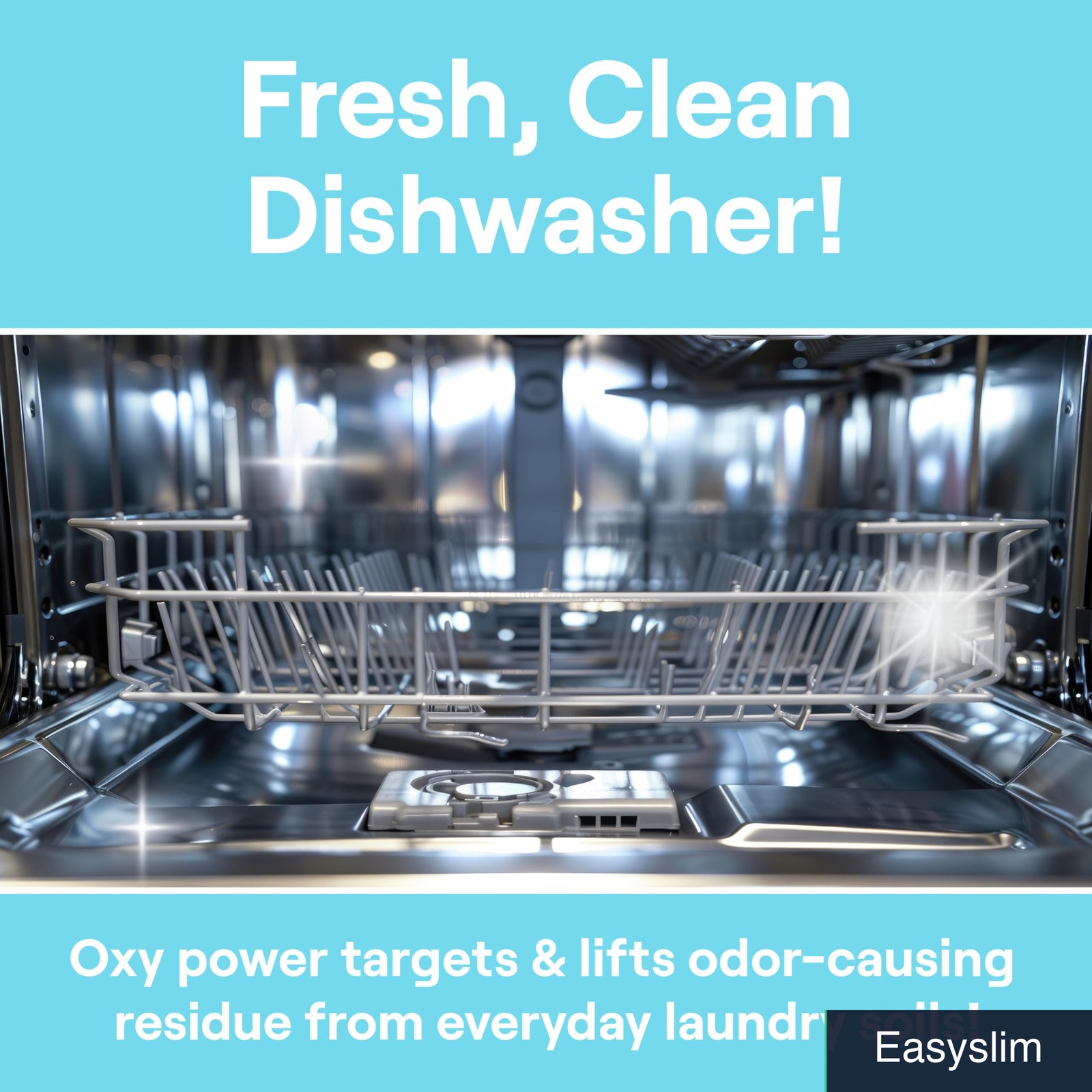 Dishwasher Cleaning Packs 6 Count Free and Clear Oxy Powered EPA Certified