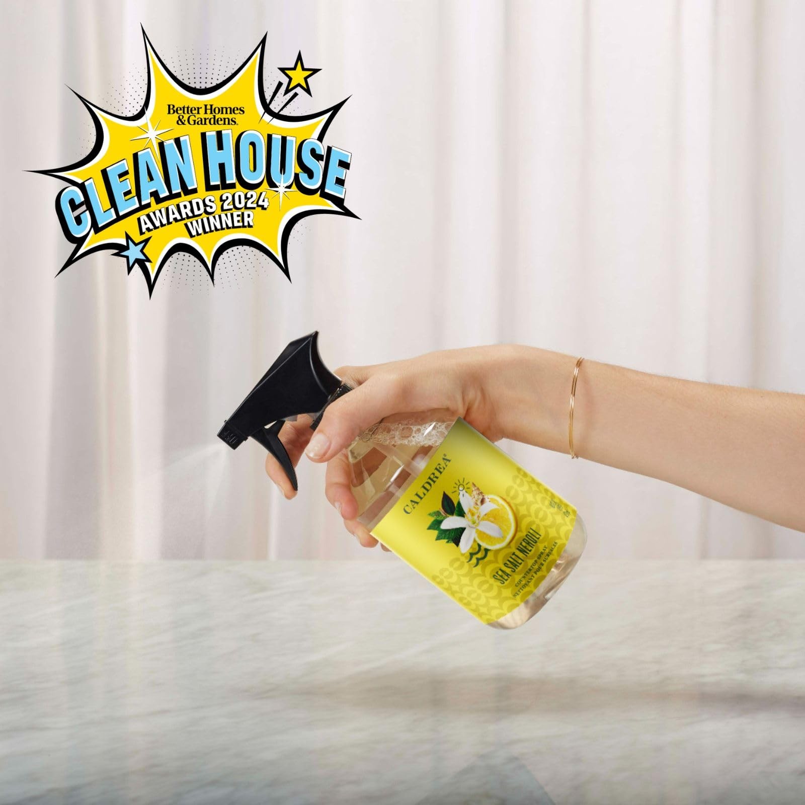 Multi-surface Countertop Spray Cleaner, Made with Vegetable Protein Extract, …