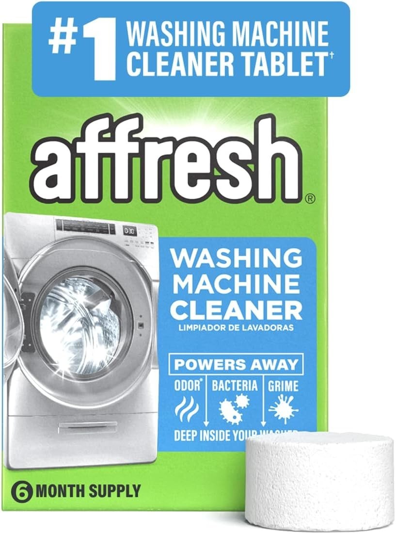 Affresh Washing Machine Cleaner Tablets 6 Ct Deep Clean Odor & Grime Remover