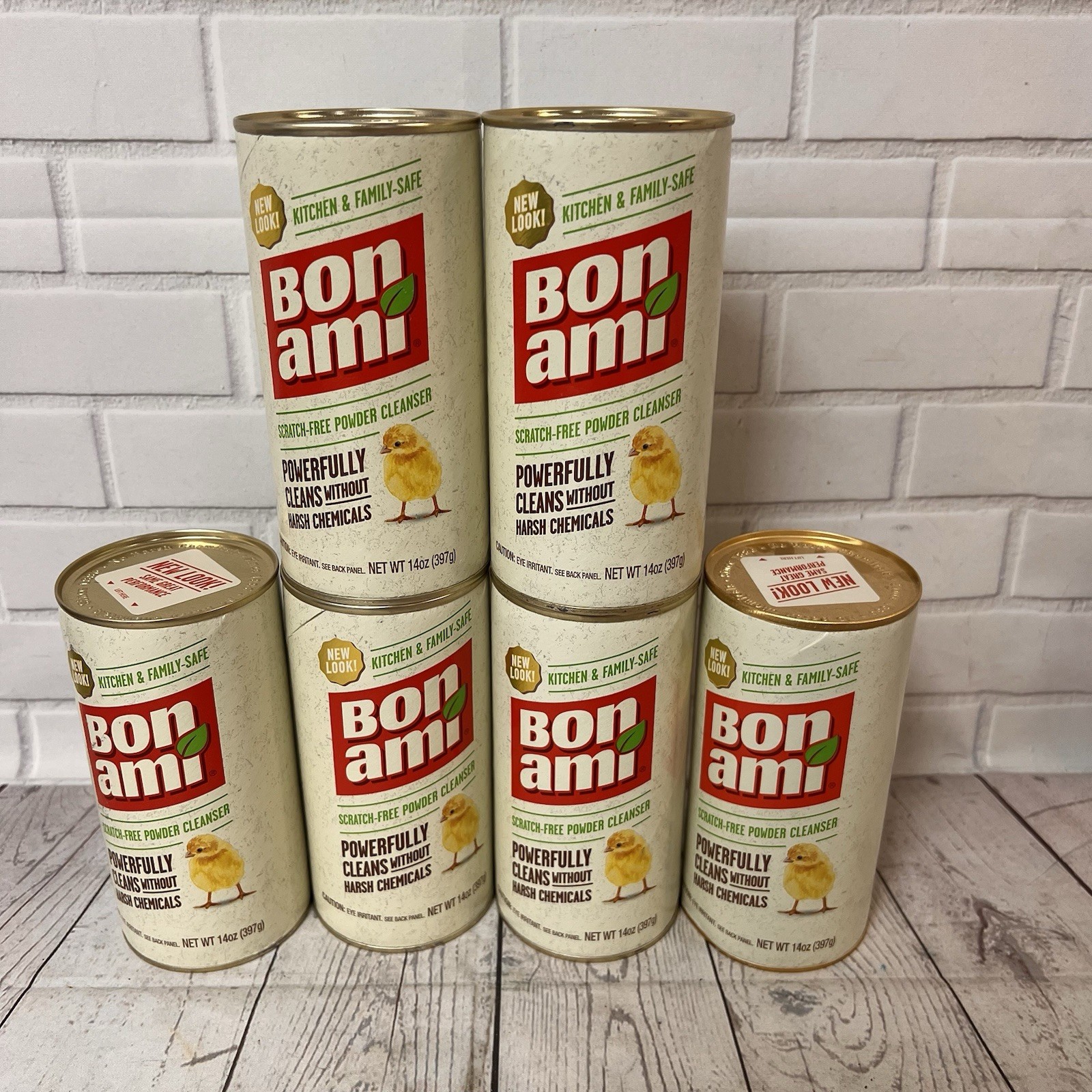 Bon Ami Powder Cleanser – 14 oz (Pack of 6) – FREE SHIPPING