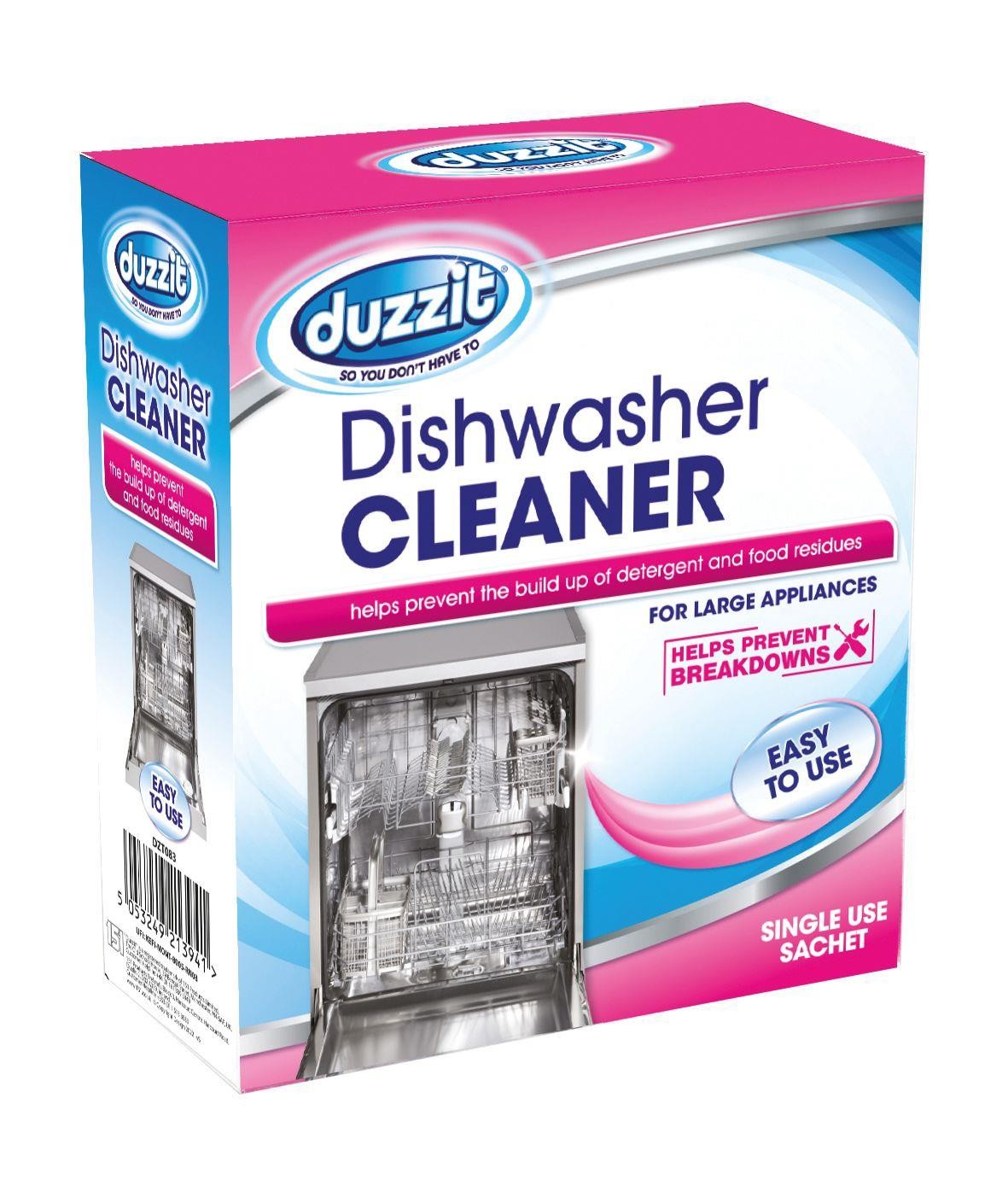 Duzzit Dishwasher Cleaner for Large Appliances 75g – Single Use Sachet