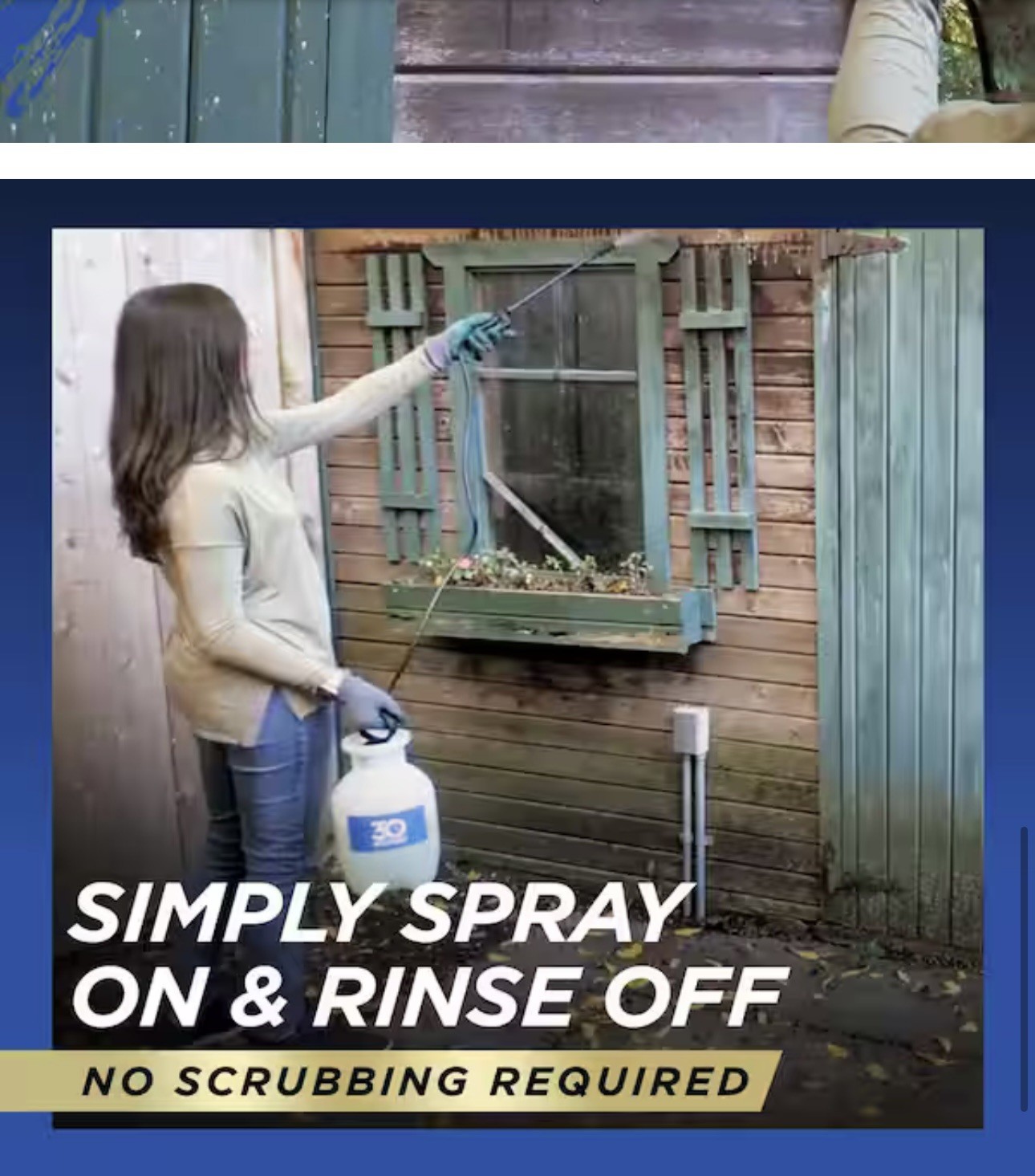 2.5 Gal Professional Outdoor Cleaner | Mold and Mildew Stain Remover (2 Pack)