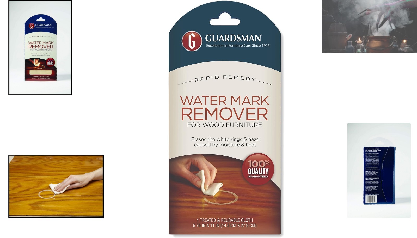 Guardsman Water Stain Remover – Reusable Unscented Cloth for Furniture, 1 Count