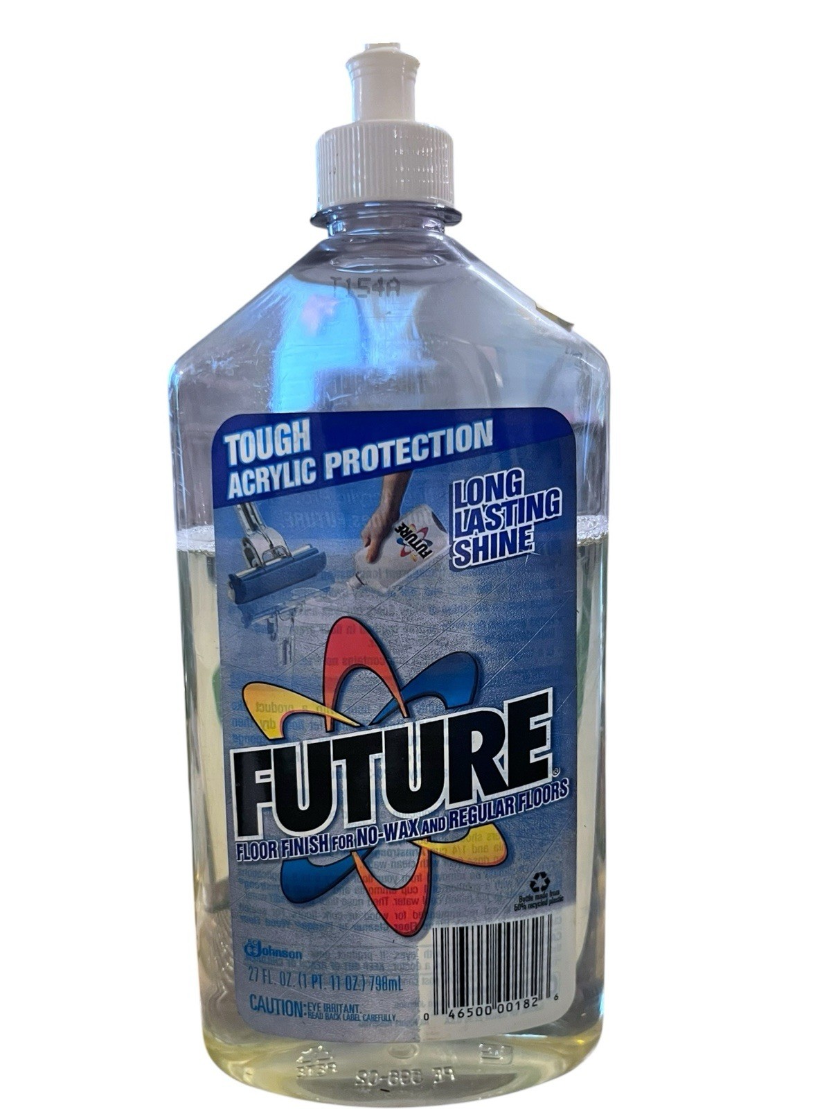 Vintage FUTURE Floor Finish Cleaner Shine 27 oz Bottle SC Johnson 1998
