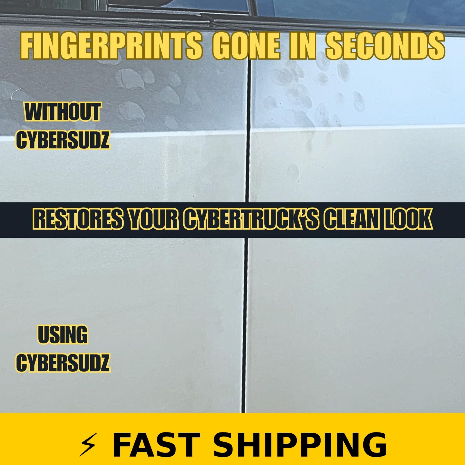 CyberSudZ Waterless Stainless Steel Wash for Tesla CyberTruck 17 Fl. Oz.
