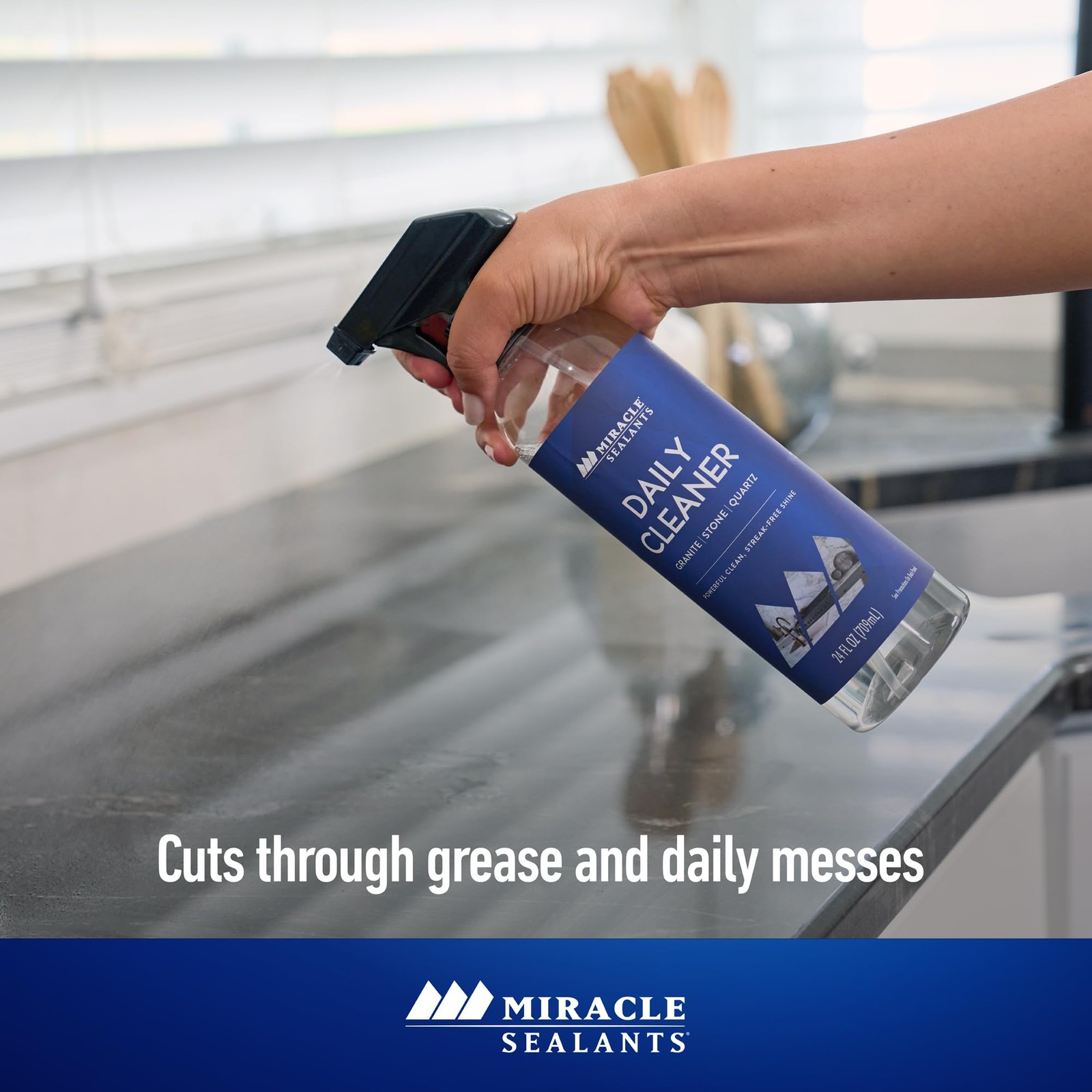 Daily Cleaner for Granite, Quartz, Marble, Quartzite, Countertops pH Neutral,…