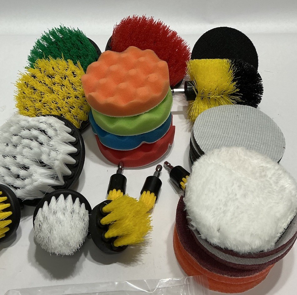 25 PCS DRILL BRUSH ATTACHMENT SET MULTI PURPOSE DEEP CLEANING KIT POWER SCRUBBER