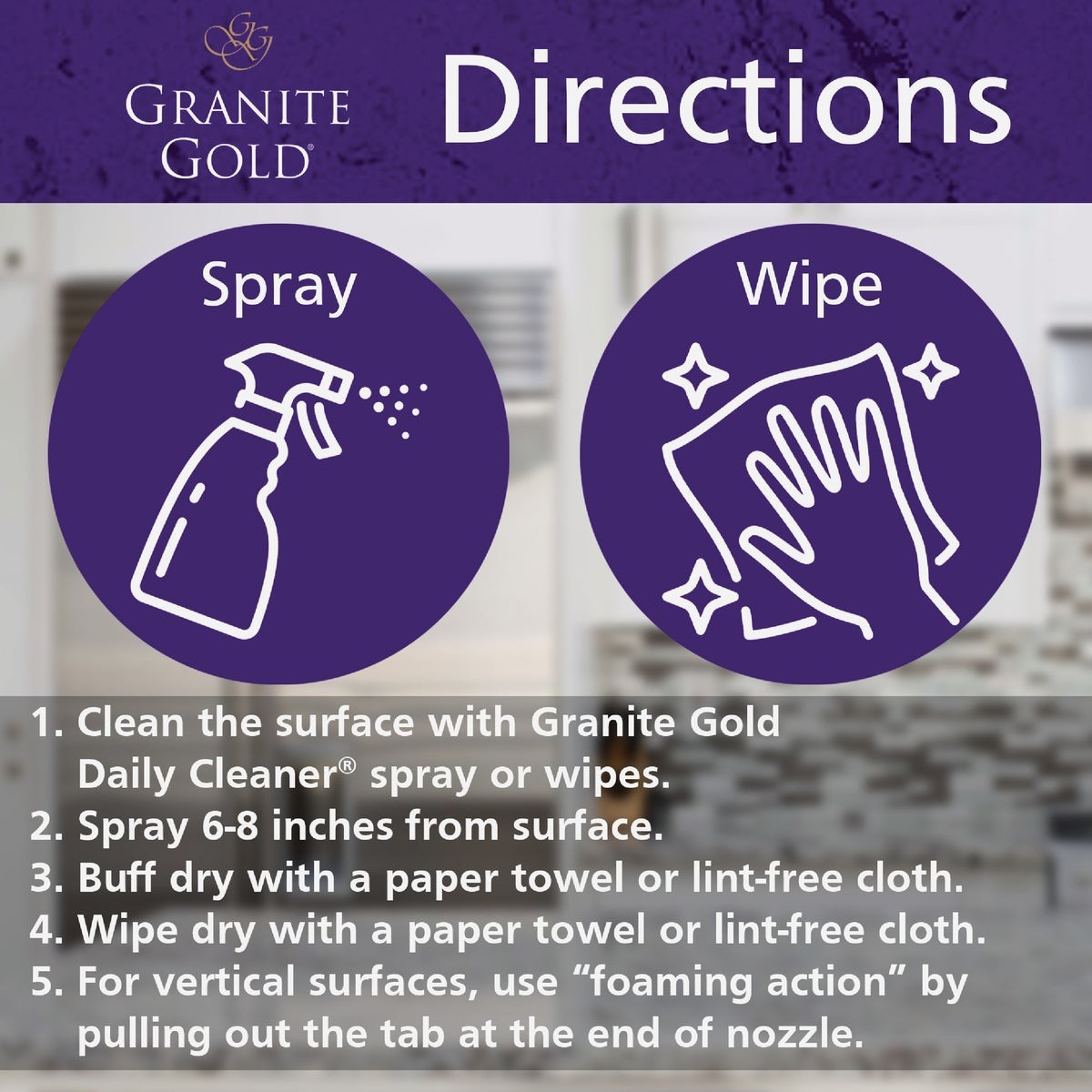 Granite Gold 24 Oz. Granite Polish GG0033 Granite Gold GG0033 856954000043
