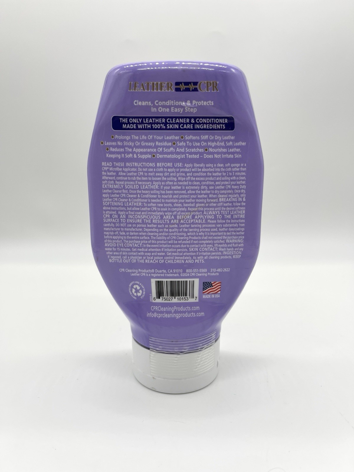 Leather CPR Cleaner & Conditioner 18Oz – Cleans, Conditions, Restores & Protects