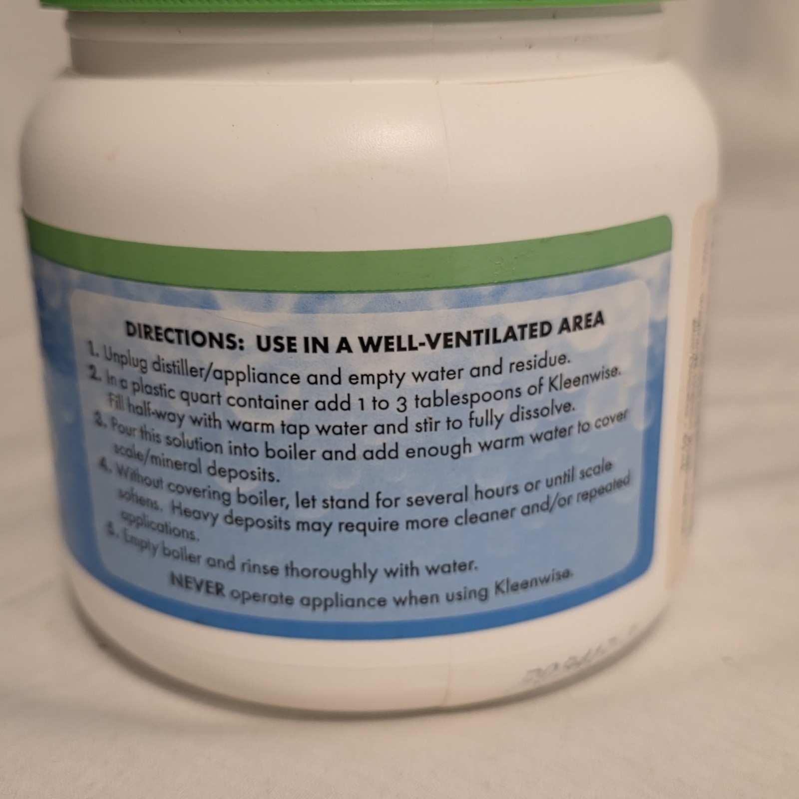 ​Kleen Wise Distiller Cleaner & Descaler 40 oz (2.5 lb) Waterwise Tuttnauer KSD