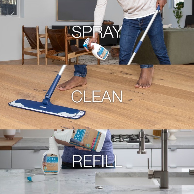 Unscented Hardwood Floor Deep Cleaner Spray – 32 fl oz