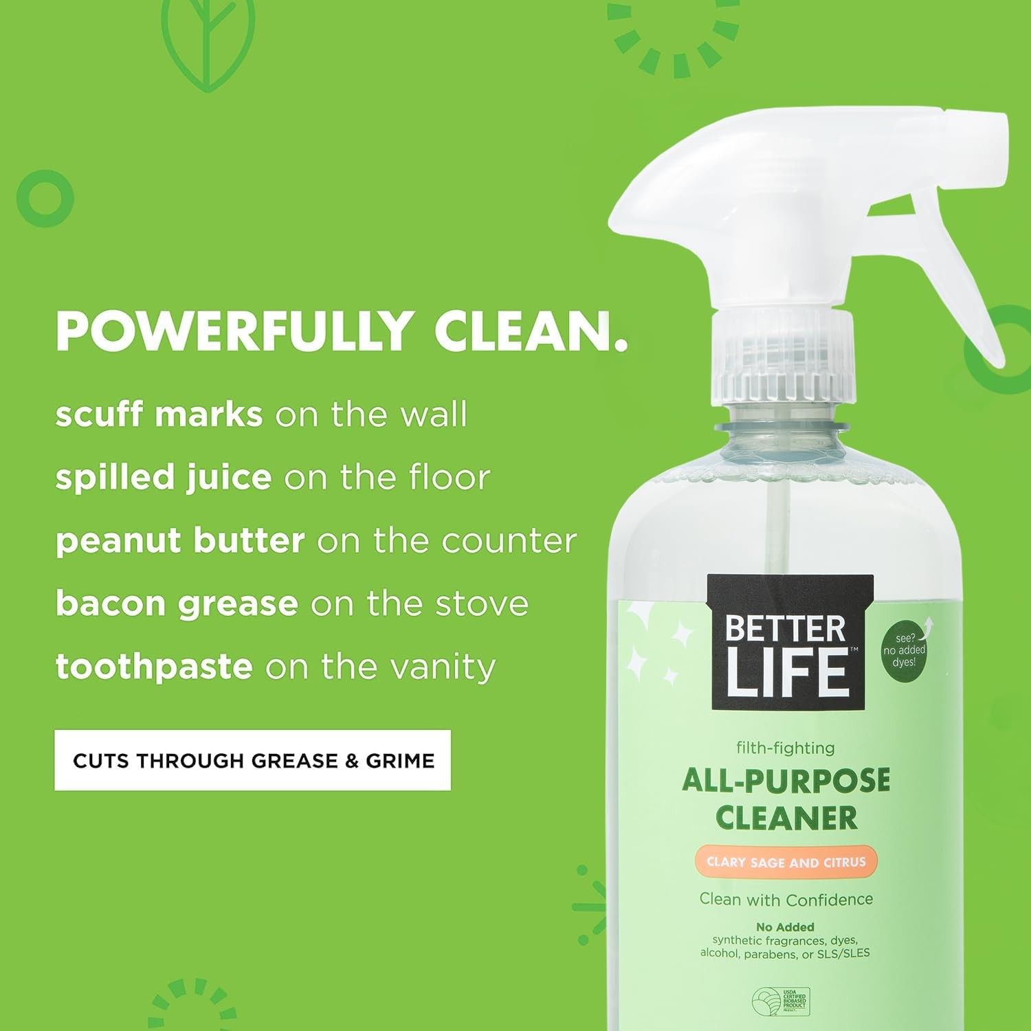 All Purpose Cleaner Multipurpose Home and Kitchen Cleaning Spray for Glass, …