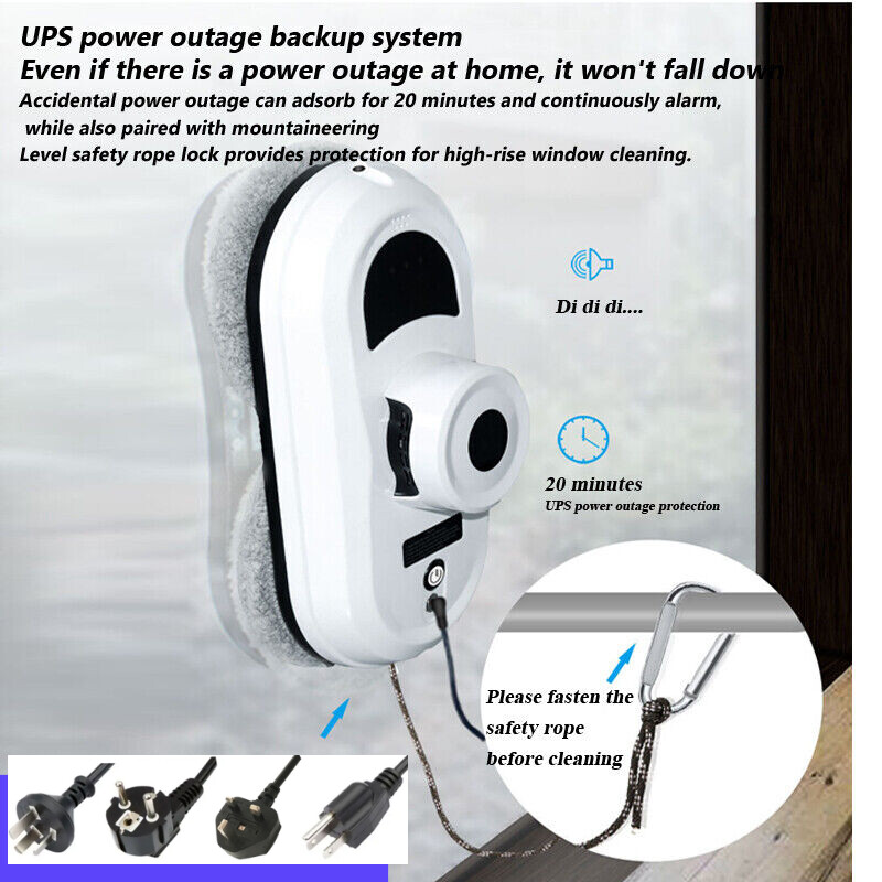 220V/110V Smart Automatic Cleaning Machine Remote Control Window Cleaner Robot