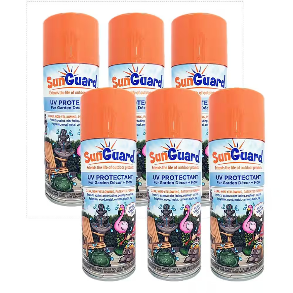 Sunguard UV Protectant for Outdoor Decor, Furniture and More (6-Pack)