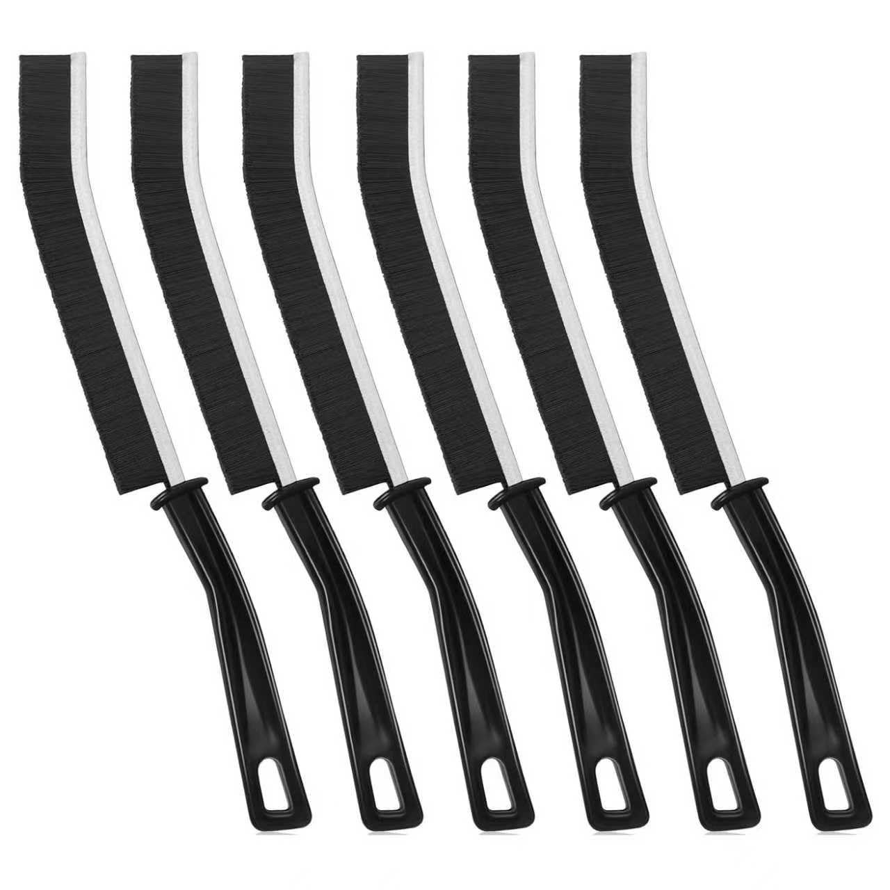 Hard Bristle Crevice Cleaning Brush for Window Tracks, Bathroom Corners