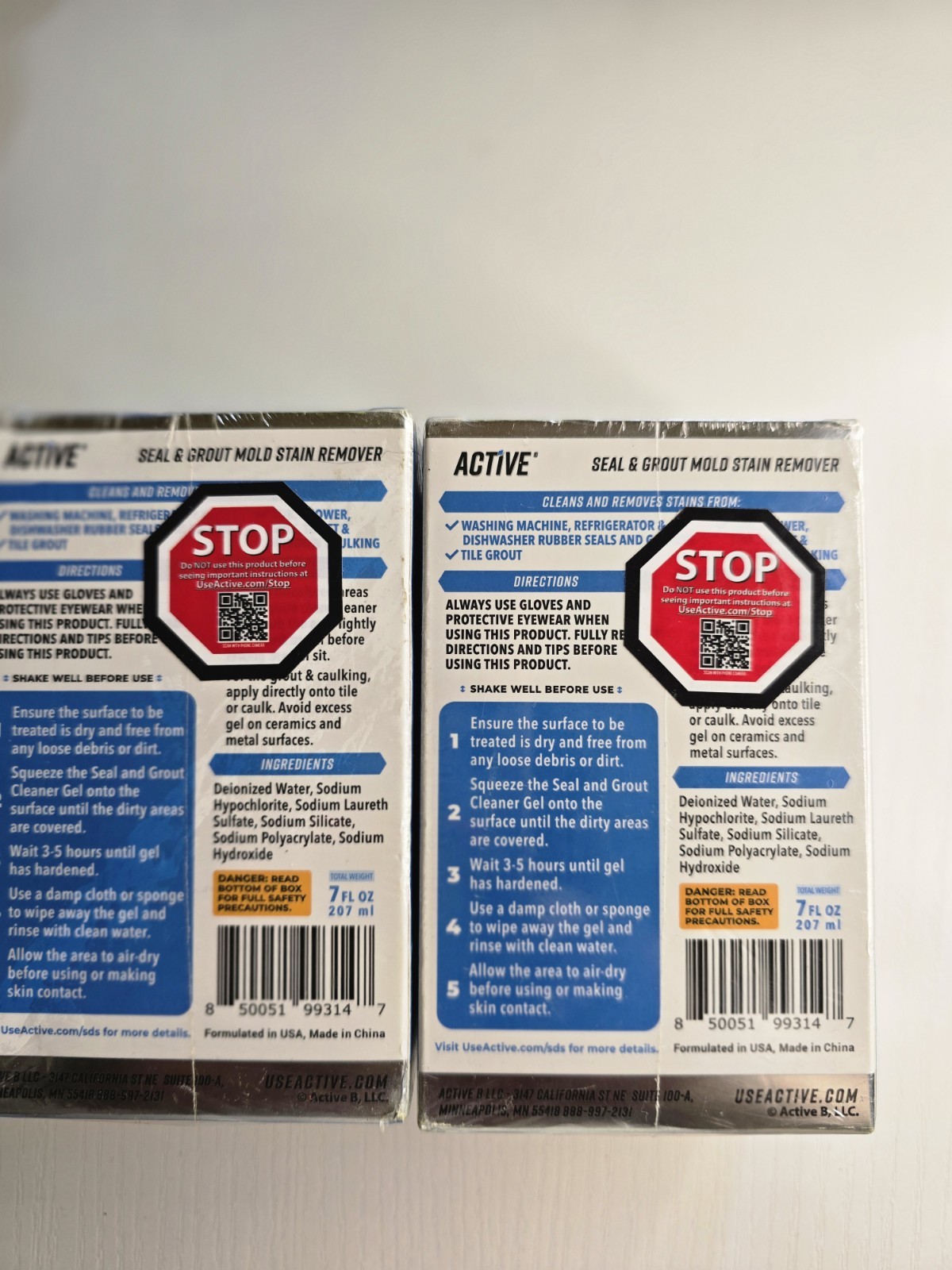 Pack OF 2 ACTIVE Mold Stain Remover Gel Cleaner – Heavy Duty Stain Cleaner