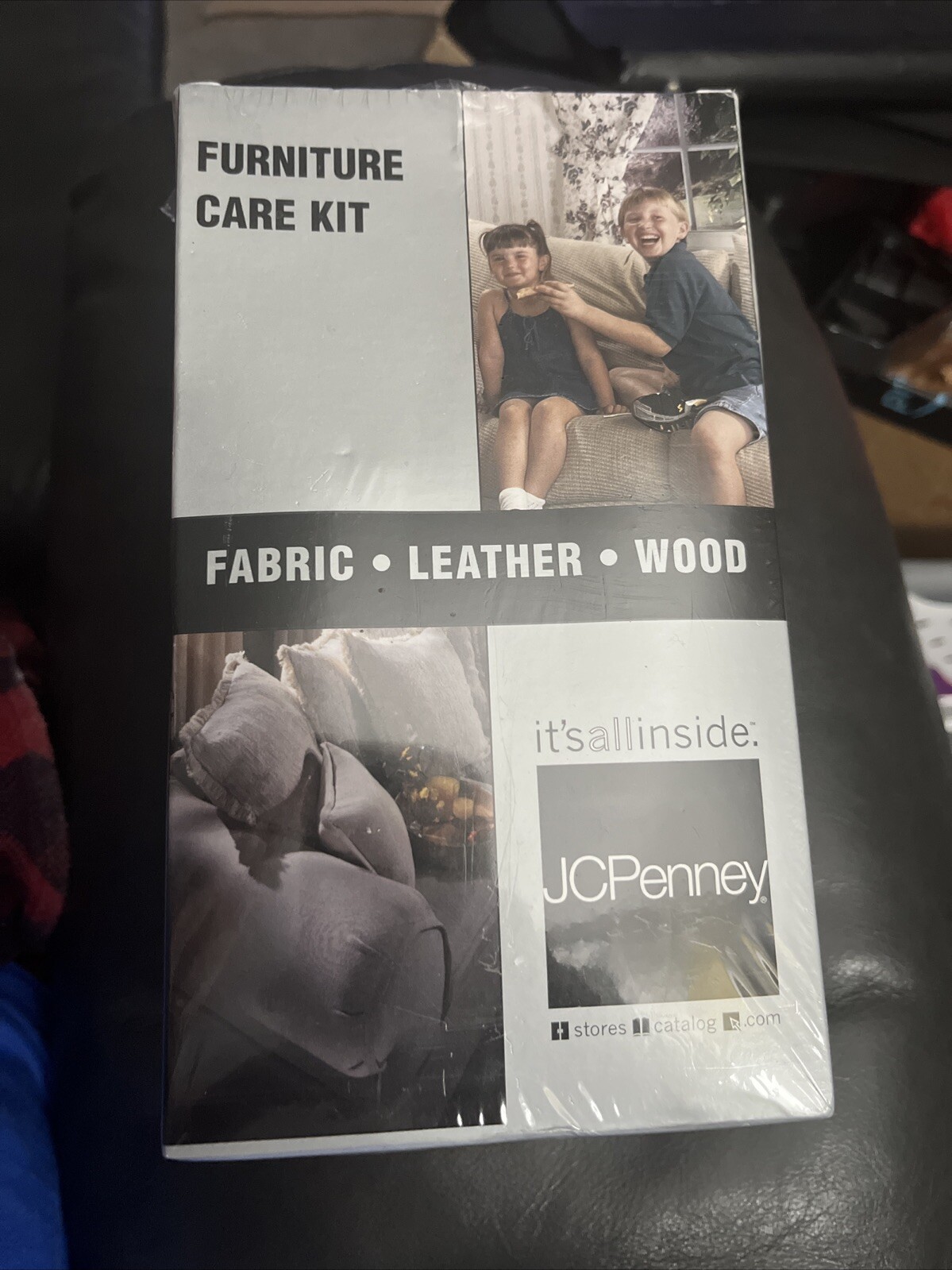 STAINSAFE Diamond Supreme Fabric Leather Wood Furniture Care Cleaning Kit NIB