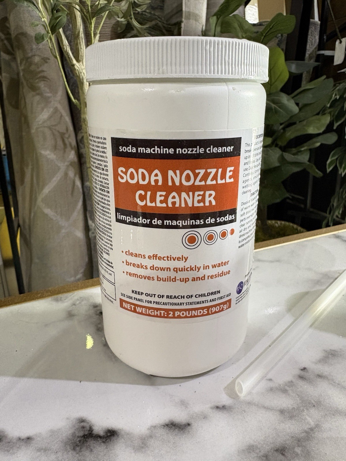Soda Machine Nozzle Cleaner Powder 2 lb Unscented Heavy Duty, 6 Pack QP201